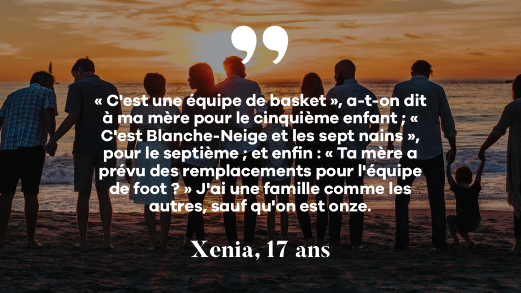 Citation De Xenia Famille Nombreuse