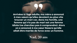 Citation De Nad Mariage Force De Sa Soeur