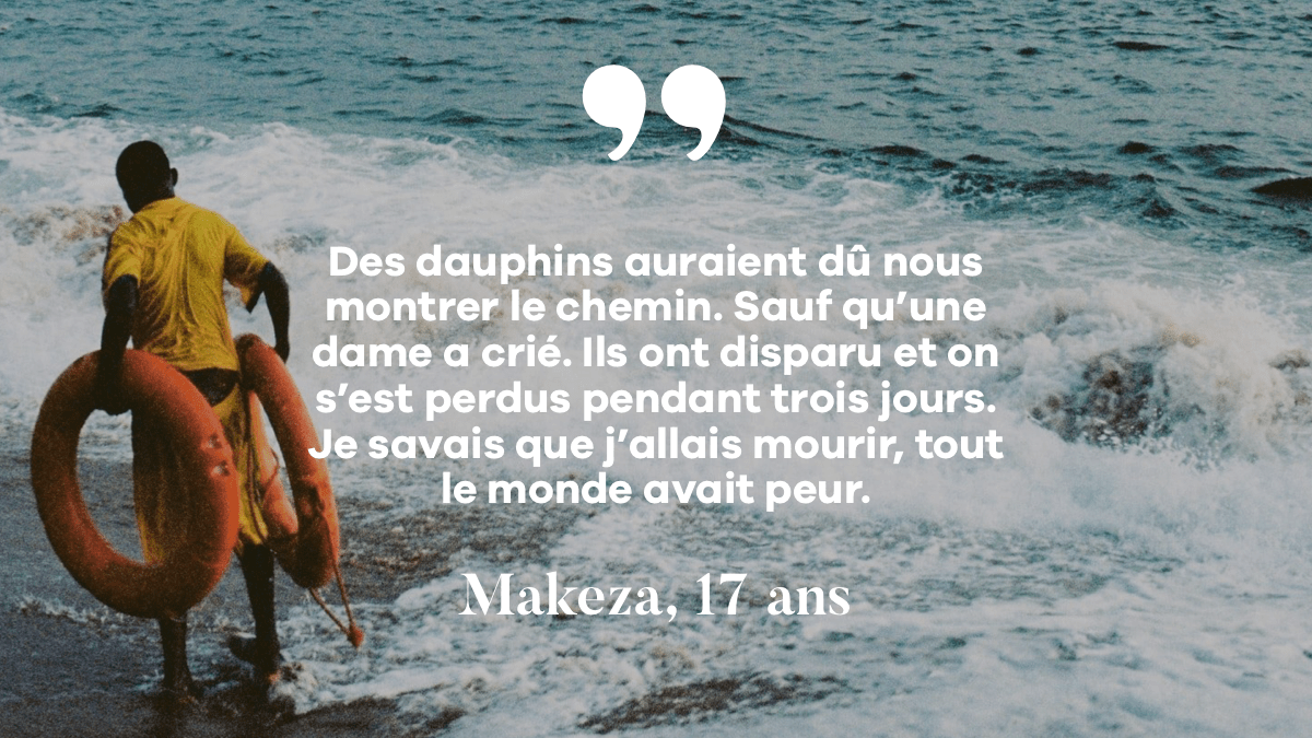 Citation de Makeza Traversée de la Méditerranée