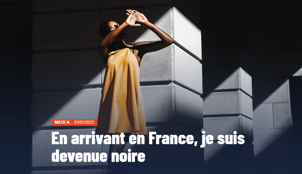 Miniature de l'article "En arrivant en France, je suis devenue noire". 